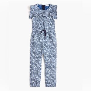 Crewcuts Size 8 Ruffle Trimmed Jumpsuit